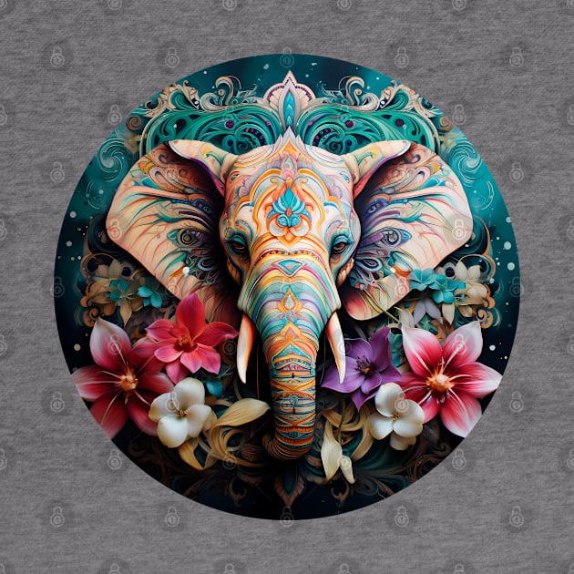 Mandala - Elephant 2 by aleibanez